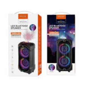 MTK TF4173 Black 2400mAh 25W Wireless Bluetooth Speaker With LED Light