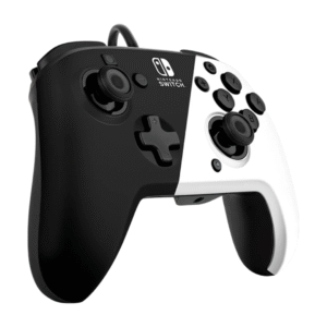 PDP Nintendo Switch Faceoff Deluxe Controller + Audio - Black & White